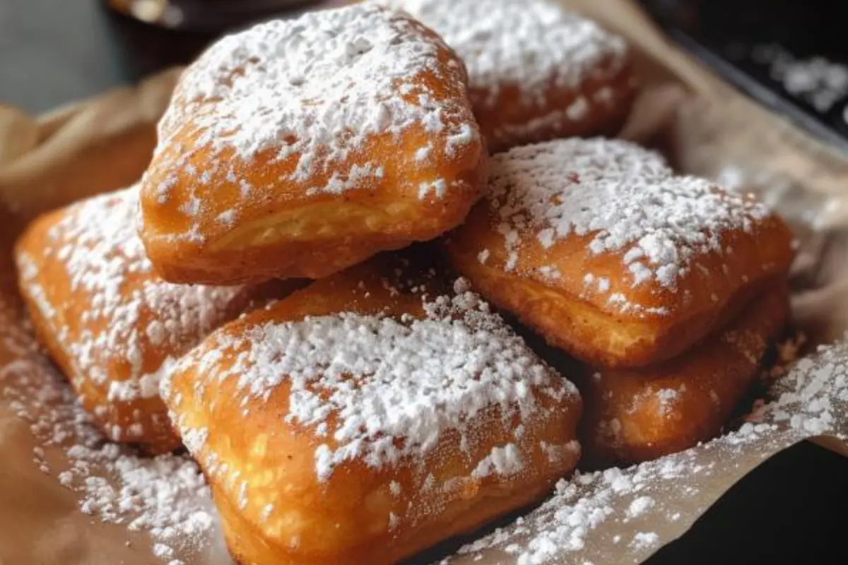 Beignets français à la vanille