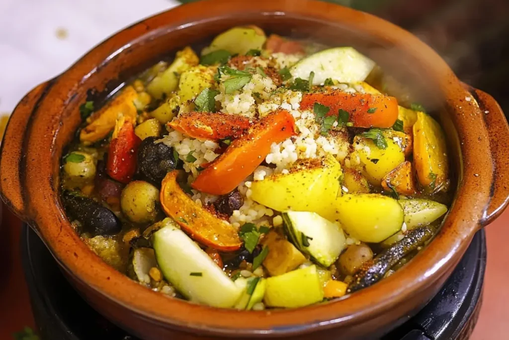 Recette de tajine de légumes racines au millet